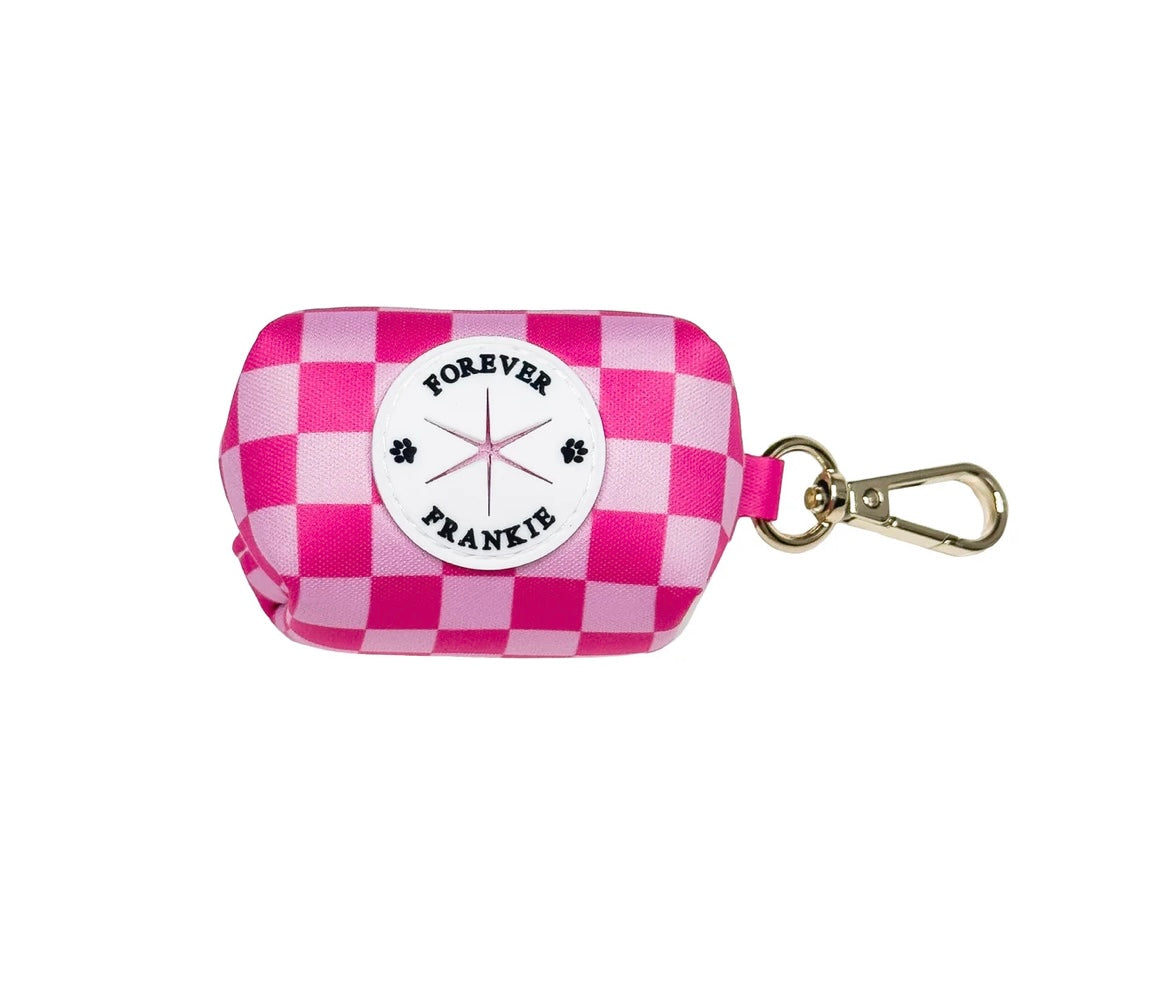 Pink Lemonade Check - Poop Bag Holder