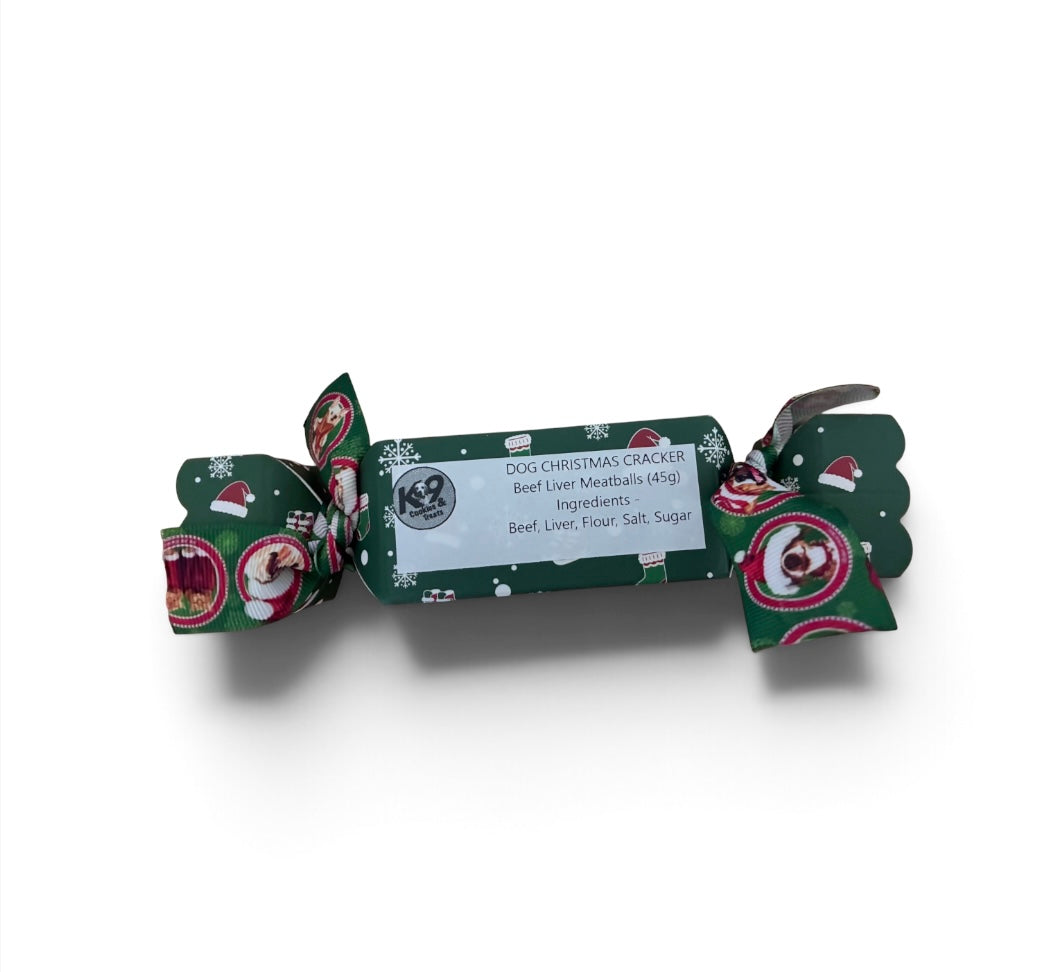 Small Christmas Cracker with Beef Liver Meatballs (45g)