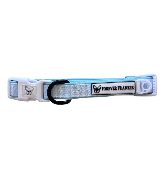 Blue Candy Stripe - Dog Collar Sale